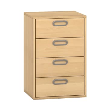 Pureo Schubkastenschrank B50 x H75 x T42 cm