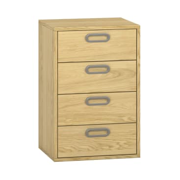 Pureo Schubkastenschrank B50 x H75 x T42 cm