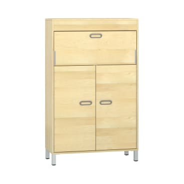 Pureo Schrank-Arbeitsplatz, Stehhöhe B100 x H150 x T42 cm