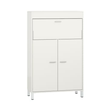 Pureo Schrank-Arbeitsplatz, Stehhöhe, Dekor B100 x H150 x T42 cm