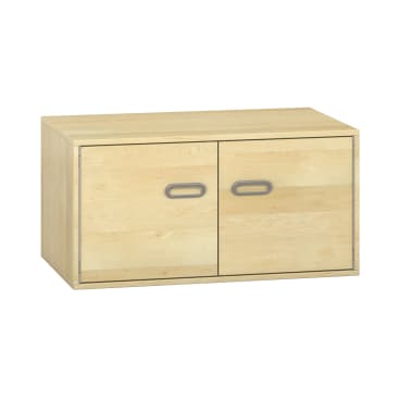 Pureo Doppeltürenschrank mit Rollboden B100 x H50 x T60 cm