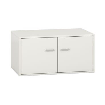 Pureo Doppeltürenschrank mit Rollboden, Dekor B100 x H50 x T60 cm