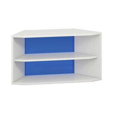 Pureo Regalschrank 60°, offen, Dekor B96,4 x H50 x T43,7 cm