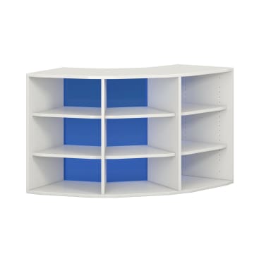 Pureo Regalschrank 90°, offen, Dekor B136,4 x H75 x T57,1 cm