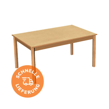 Kita-Tisch Forma, Rechteck, 120x80, Gleiter