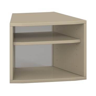 Pureo Regalschrank 30°, offen, Dekor B49,9 x H37,5 x T42,7 cm