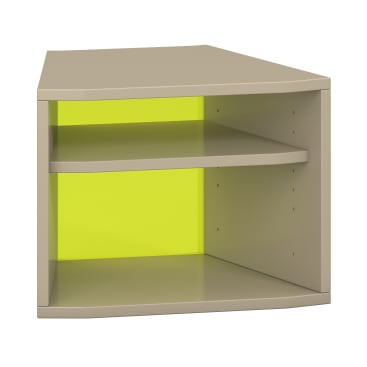 Pureo Regalschrank 30°, offen, Dekor B49,9 x H37,5 x T42,7 cm