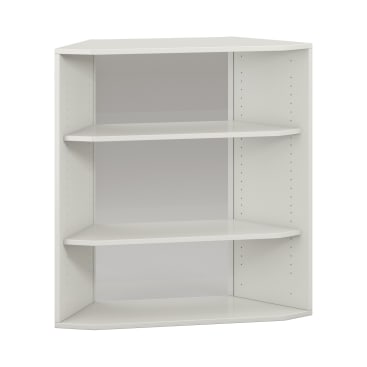 Pureo Regalschrank 60°, offen, Dekor B96,4 x H100 x T42,7 cm