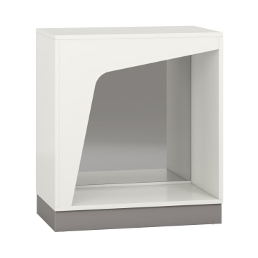 Pureo Rückzugsschrank mit Spiegel B100 x H100 x T60
