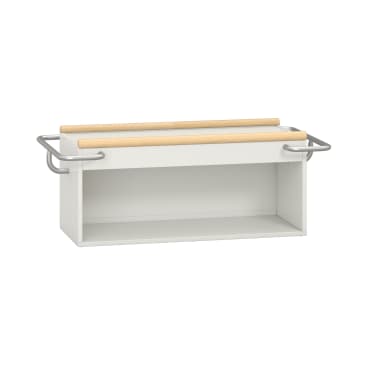 Krippenschrank Pureo, mit Spiegelrückwand, Dekor B100xH40xT42cm