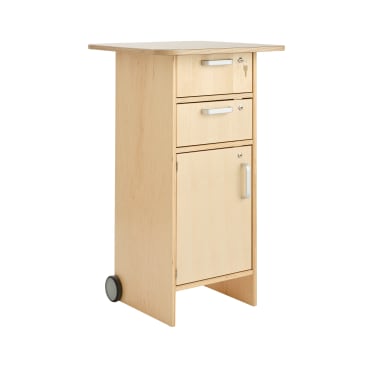 Stehtisch mit 2 Schubfächer, 1 Tür, H 105 cm