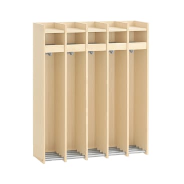 Wandgarderobe YUNA, 4 Felder, B 81 x H 115,8 x T 22 cm