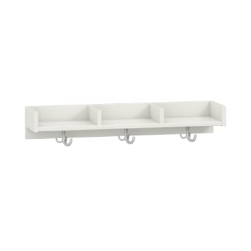 Mützenablage Lyra niedrig 3 Fächer, Dekor, B89,8 x H15 x T22 cm