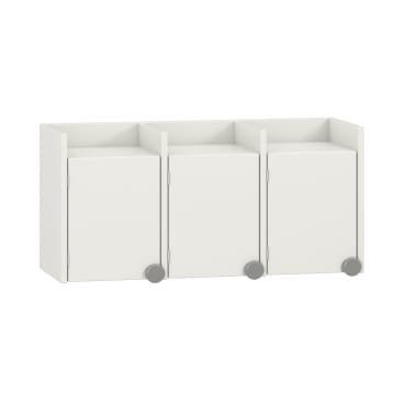 Doppelablage Lyra 3 Türen links, B89,8 x H42,5 x T33 cm