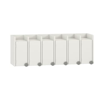 Doppelablage Lyra 6 Türen links, B 119,1 x H42,5 x T33 cm