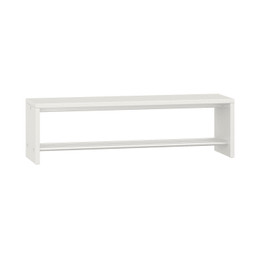 Garderobenbank Lyra mit Schuhrost, B119,1 x H35 x T33 cm