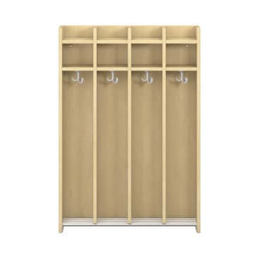 Wandhängegarderobe Lyra 4 Felder, B80xH115,8xT22cm