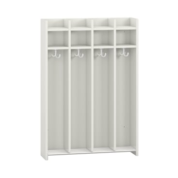 Wandhängegarderobe Lyra 4 Felder, B80xH115,8xT22cm