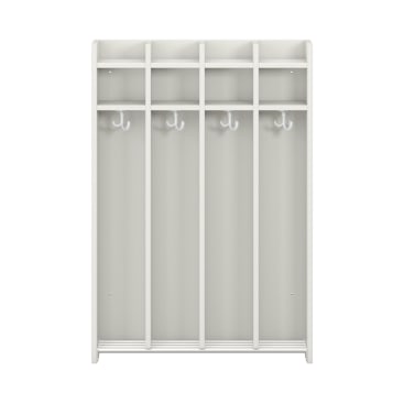 Wandhängegarderobe Lyra 4 Felder, B80xH115,8xT22cm