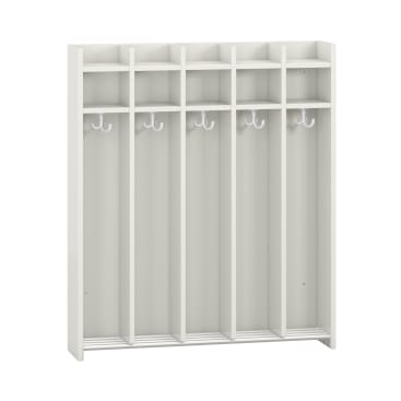 Wandhängegarderobe Lyra 5 Felder, B99,5xH115,8xT22cm