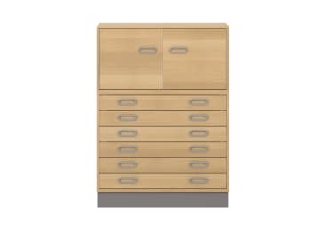 Pureo Schrankkombination Echtholz 7