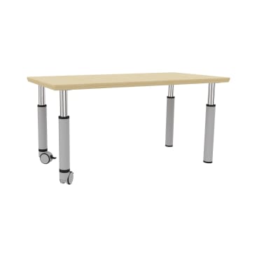 Tisch move upp rechteckig, Rasterverstellung 59-76 cm, L120 x B60 cm
