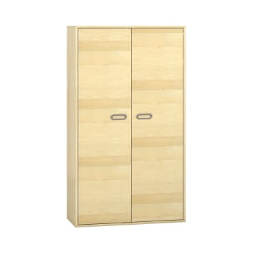 Pureo Doppeltürenschrank, Furnier, B 100 x H 175 x T 42 cm
