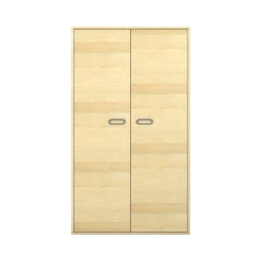 Pureo Doppeltürenschrank, Furnier, B 100 x H 175 x T 42 cm