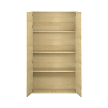 Pureo Doppeltürenschrank, Furnier, B 100 x H 175 x T 42 cm