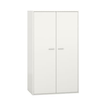 Pureo Materialschrank mit Doppeltür, Dekor, B 100 x H 175 x T 60 cm