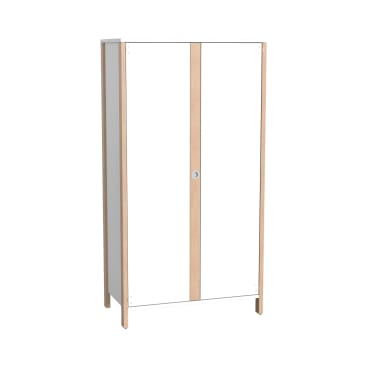 Hochschrank Linus mit Doppeltür, B 110,4 x H 208,6 (mit Füßen) x T 60 cm