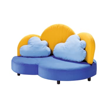 Wolkensofa mit 2 Kissen, 140x83x90cm