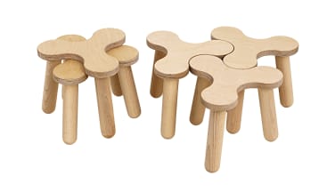 Hocker Kleeblatt, Sitzh. 31 cm