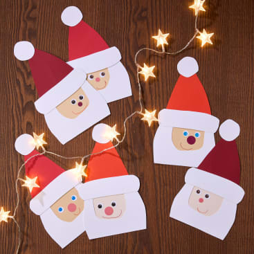 Sachenmacher Erstes Schneiden Nikoläuse, Bastelset Weihnachten, ab 3 J