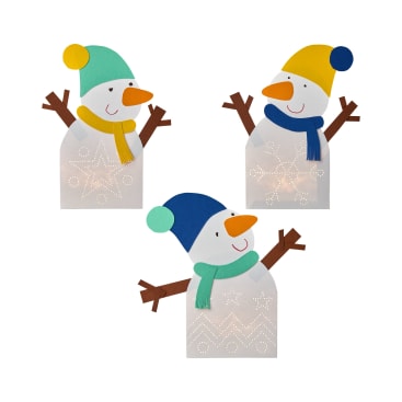 Sachenmacher Erstes Prickeln Schneemann, Bastelset Winter, ab 3 J.