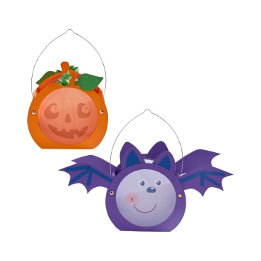 Sachenmacher Mini-Klammerlaternen Halloween, Bastelset Herbst, ab 5 J.