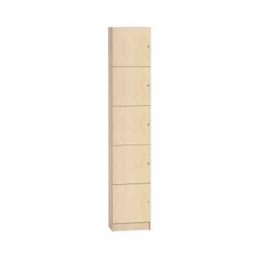 Schließfachschrank, Schlösser rechts; B 40 x H 191 x T 45,5 cm