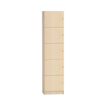 Schließfachschrank, Schlösser rechts; B 50 x H 191 x T 45,5 cm