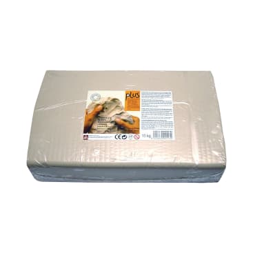 XXL-Tonmasse, lufttrocknend, naturweiß/hellbeige, 10 kg