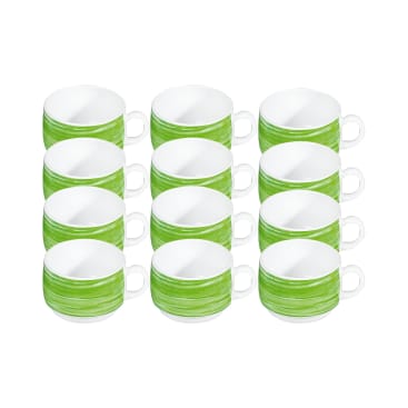 ARCOROC Brush green Tassen, 190 ml, 12 Stück