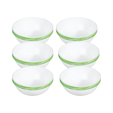 ARCOROC Brush green Schalen, Ø 12 cm, 6 Stück
