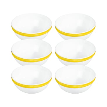 ARCOROC Brush yellow Schalen, Ø 12 cm, 6 Stück