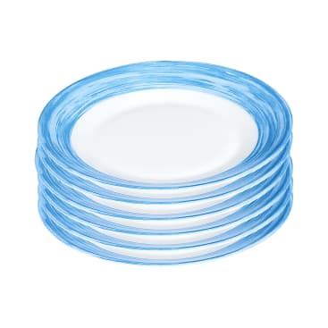 ARCOROC Brush blue Dessertteller, Ø 19,5 cm, 6 Stück