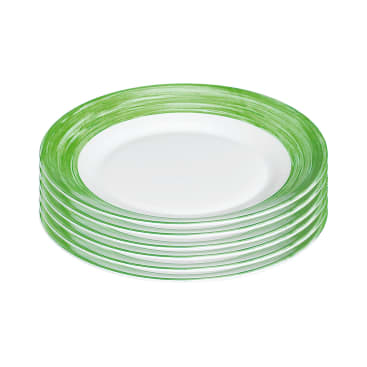 ARCOROC Brush green Dessertteller, Ø 19,5 cm, 6 Stück