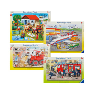 Ravensburger Didacta-Puzzle-Set, 4 Puzzles