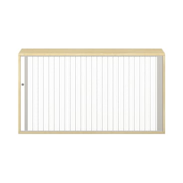 Pureo Portfolioschrank, Mittelwand, Furnier, B 137 x H 75 x T 42 cm