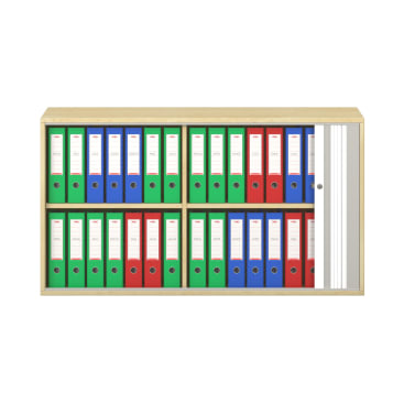 Pureo Portfolioschrank, Mittelwand, Furnier, B 137 x H 75 x T 42 cm