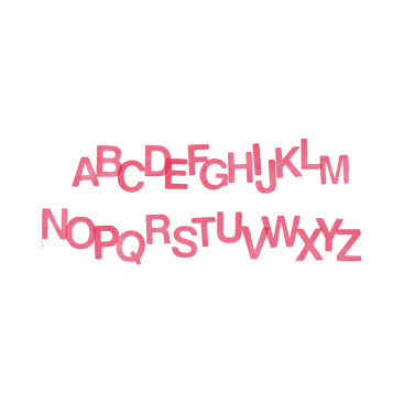 ABC-Stempel – Großbuchstaben, 26 Stück