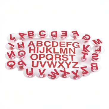 ABC-Stempel – Großbuchstaben, 26 Stück
