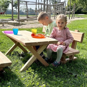 Krippen-Bank mit Lehne, ab 18 Monaten,